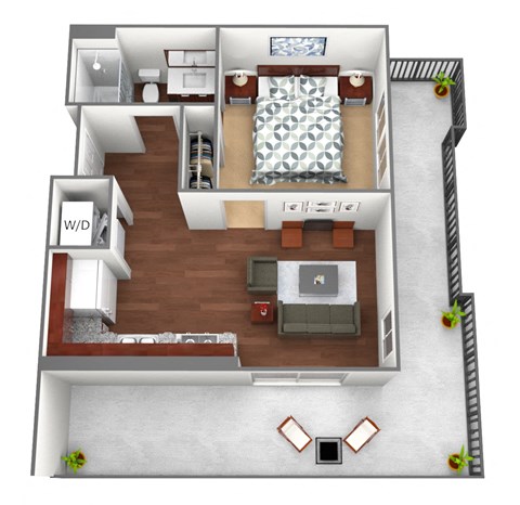 Arcade Floorplan at Liffey on Snelling, St. Paul, MN
